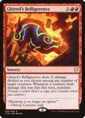 Ghired's Belligerence [Commander 2019] - Destination Retro