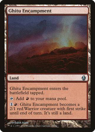 Ghitu Encampment [Premium Deck Series: Fire and Lightning] - Destination Retro