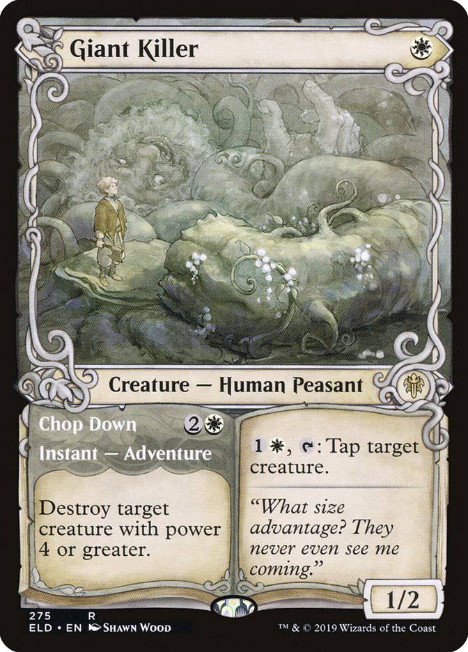 Giant Killer // Chop Down (Showcase) [Throne of Eldraine] - Destination Retro