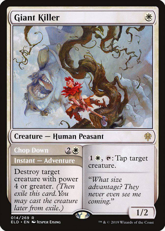 Giant Killer // Chop Down [Throne of Eldraine] - Destination Retro