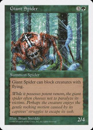 Giant Spider [Fifth Edition] - Destination Retro