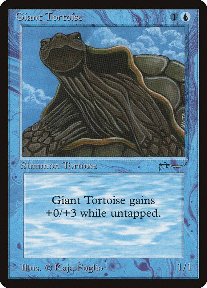 Giant Tortoise (Dark Mana Cost) [Arabian Nights] - Destination Retro