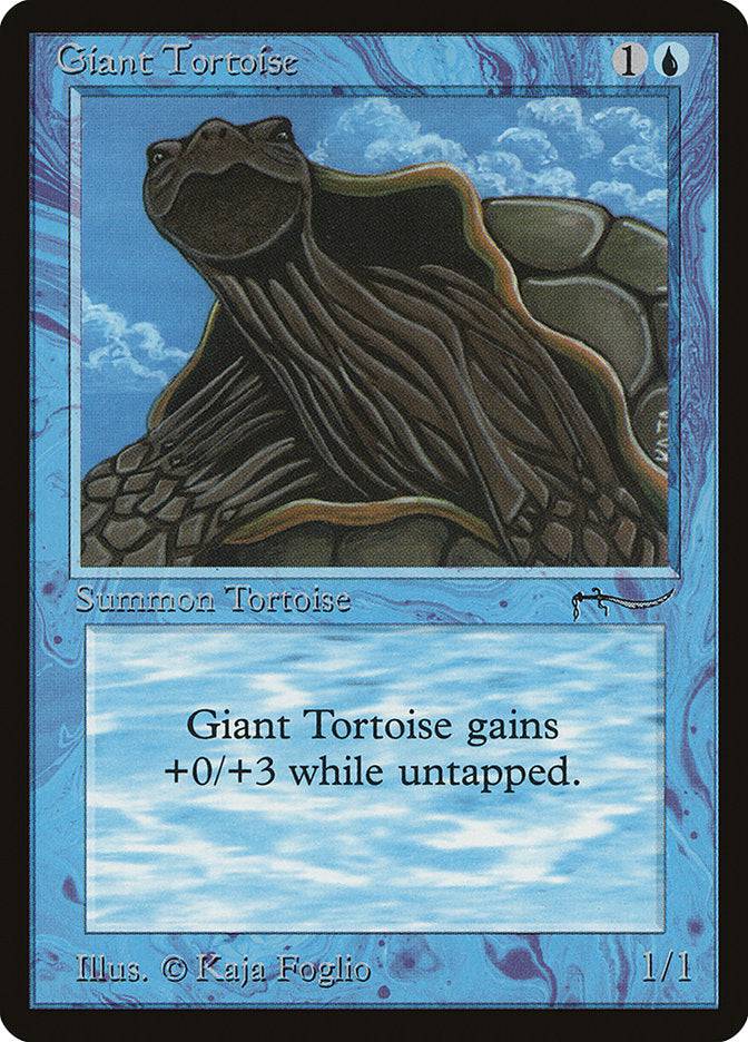 Giant Tortoise (Light Mana Cost) [Arabian Nights] - Destination Retro