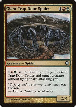 Giant Trap Door Spider [Coldsnap Theme Decks] - Destination Retro