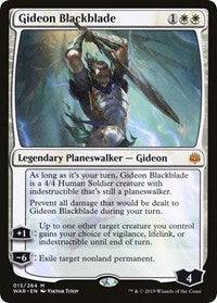 Gideon Blackblade [Promo Pack: Throne of Eldraine] - Destination Retro