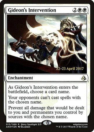 Gideon's Intervention [Amonkhet Promos] - Destination Retro