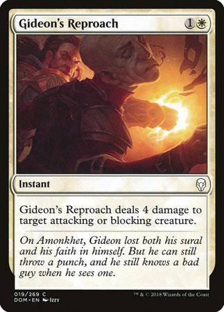 Gideon's Reproach [Dominaria] - Destination Retro