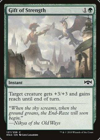 Gift of Strength [Ravnica Allegiance] - Destination Retro