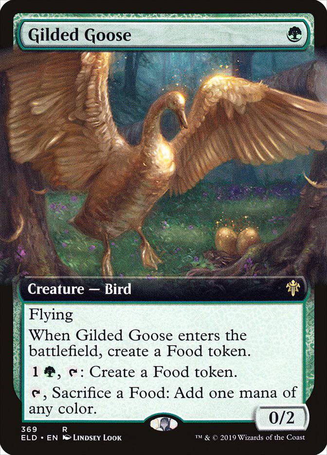 Gilded Goose (Extended Art) [Throne of Eldraine] - Destination Retro