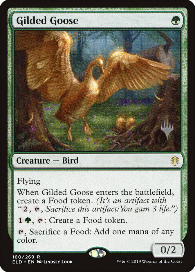 Gilded Goose (Promo Pack) [Throne of Eldraine Promos] - Destination Retro