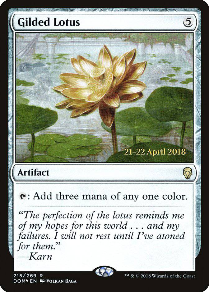 Gilded Lotus  [Dominaria Prerelease Promos] - Destination Retro
