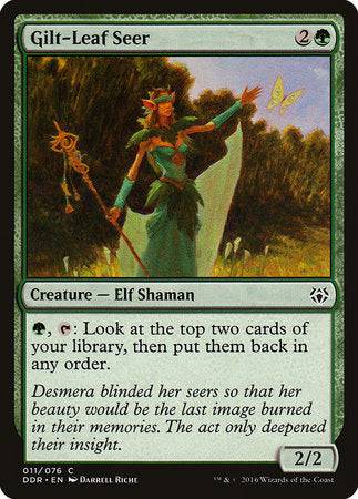 Gilt-Leaf Seer [Duel Decks: Nissa vs. Ob Nixilis] - Destination Retro