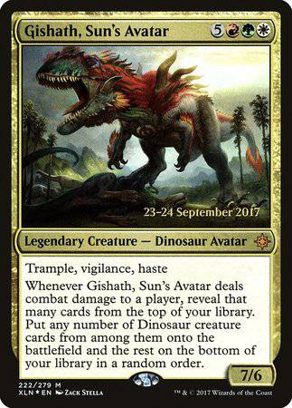 Gishath, Sun's Avatar [Ixalan Promos] - Destination Retro