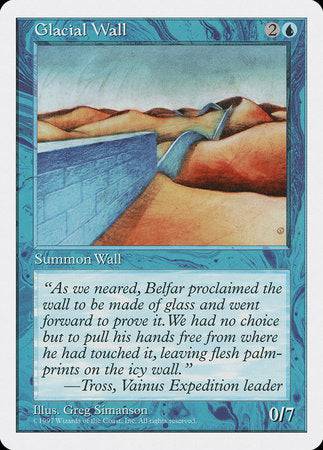 Glacial Wall [Fifth Edition] - Destination Retro