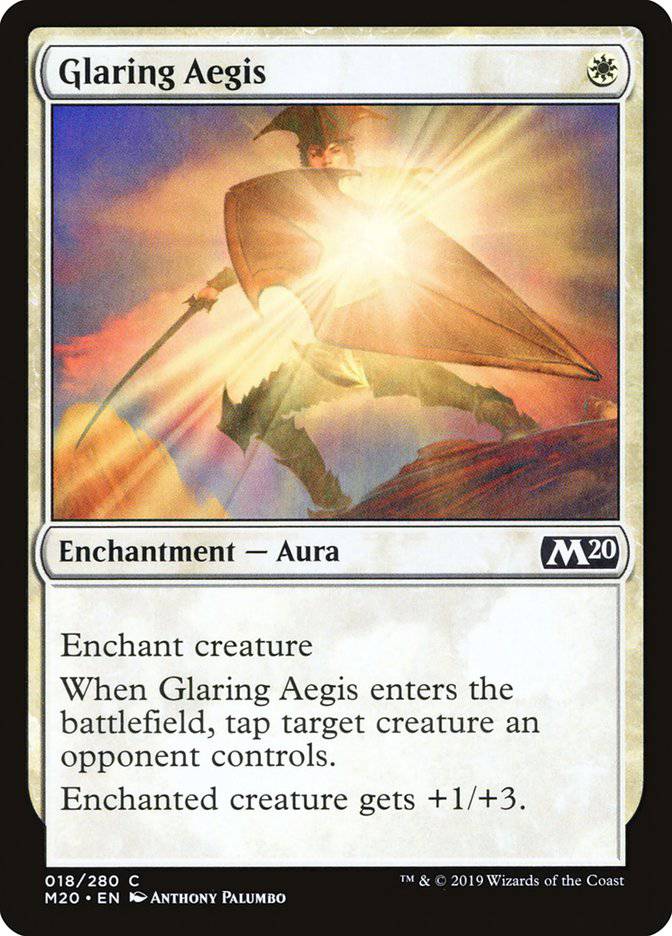 Glaring Aegis [Core Set 2020] - Destination Retro