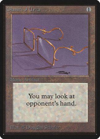 Glasses of Urza [Limited Edition Beta] - Destination Retro