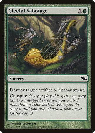 Gleeful Sabotage [Shadowmoor] - Destination Retro