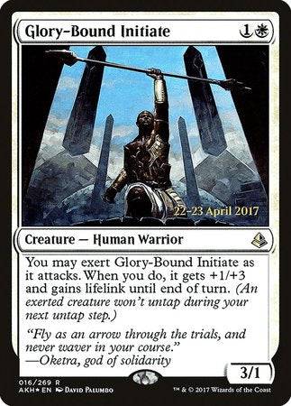 Glory-Bound Initiate [Amonkhet Promos] - Destination Retro