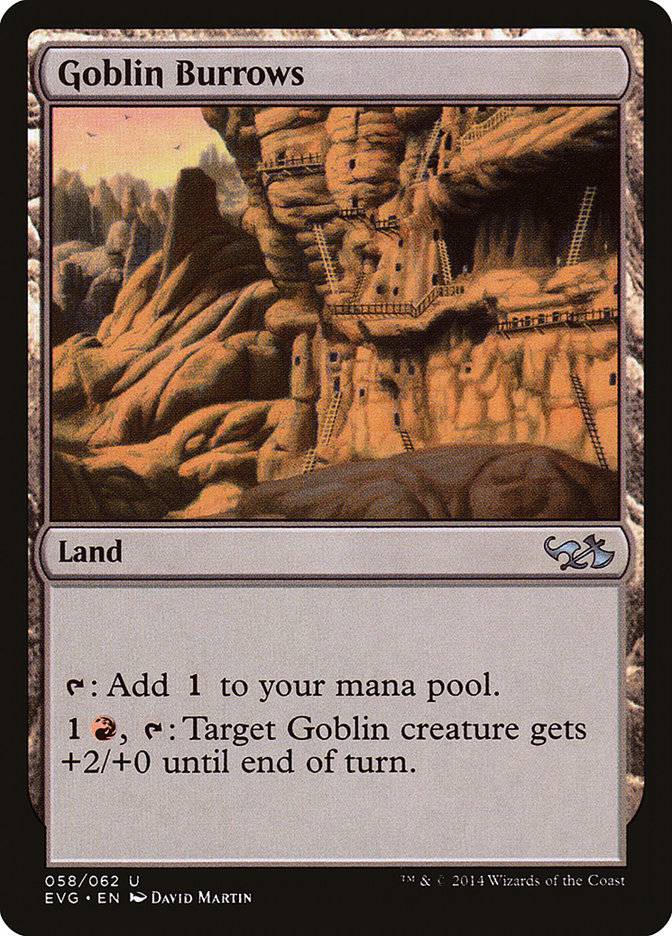 Goblin Burrows (Elves vs. Goblins) [Duel Decks Anthology] - Destination Retro