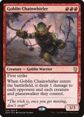 Goblin Chainwhirler [Dominaria] - Destination Retro