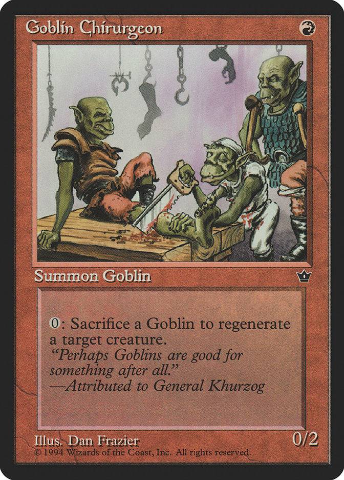 Goblin Chirurgeon (Dan Frazier) [Fallen Empires] - Destination Retro