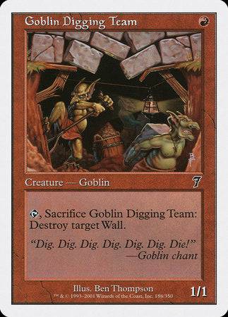 Goblin Digging Team [Seventh Edition] - Destination Retro