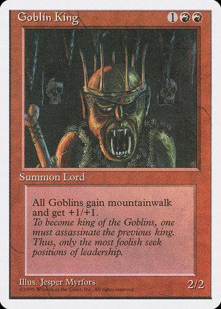Goblin King [Fourth Edition] - Destination Retro