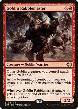 Goblin Rabblemaster [Duel Decks: Merfolk vs. Goblins] - Destination Retro