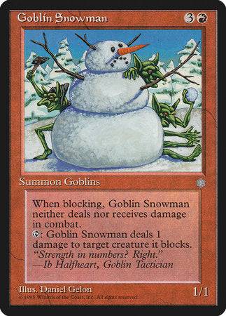 Goblin Snowman [Ice Age] - Destination Retro