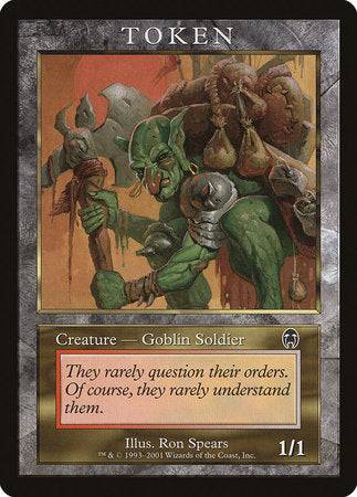 Goblin Soldier Token (Apocalypse) [Magic Player Rewards 2001] - Destination Retro
