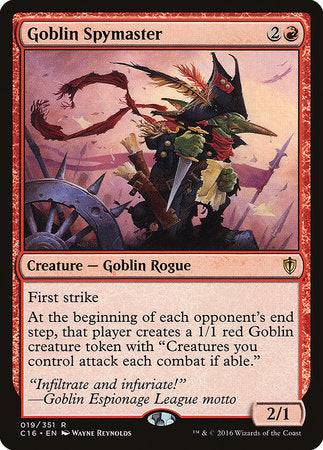 Goblin Spymaster [Commander 2016] - Destination Retro