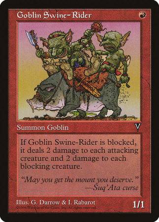 Goblin Swine-Rider [Visions] - Destination Retro