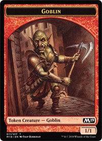 Goblin // Thopter Double-sided Token (Game Night) [Core Set 2019 Tokens] - Destination Retro
