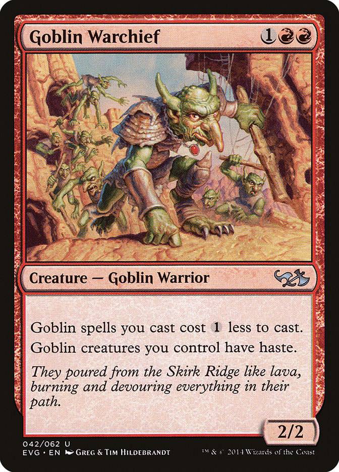 Goblin Warchief (Elves vs. Goblins) [Duel Decks Anthology] - Destination Retro