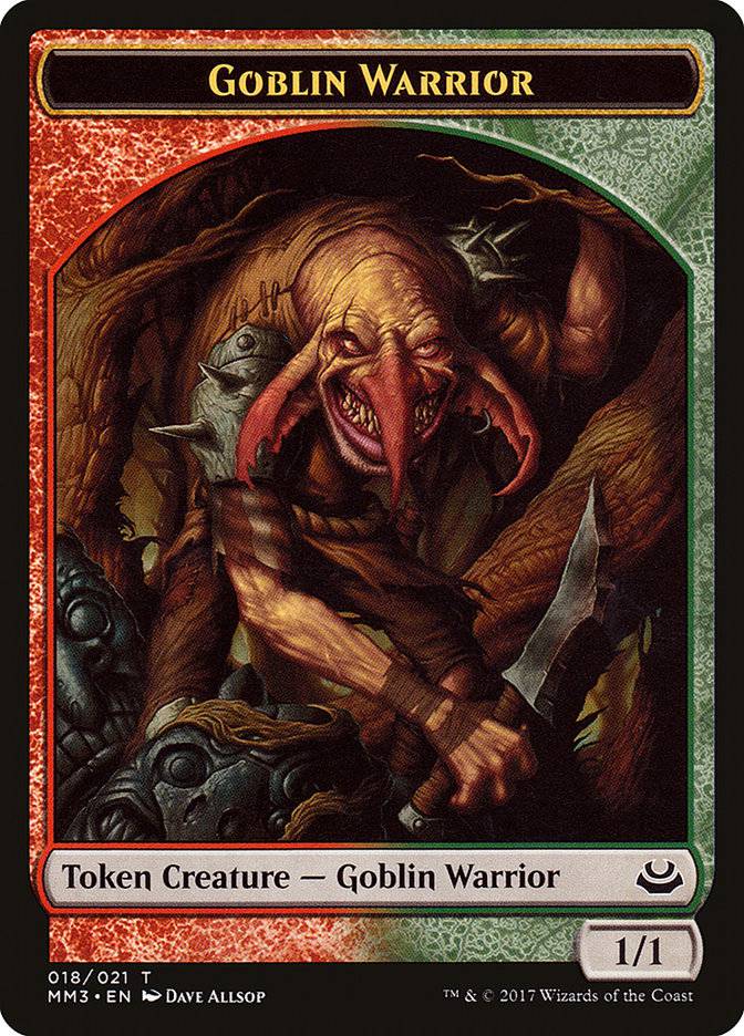 Goblin Warrior [Modern Masters 2017 Tokens] - Destination Retro