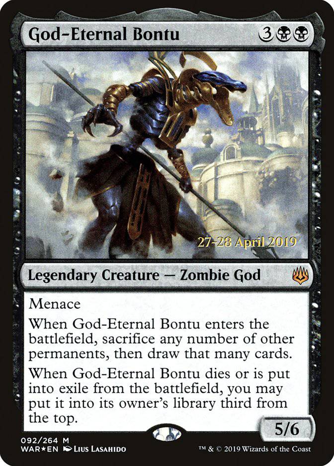 God-Eternal Bontu  [War of the Spark Prerelease Promos] - Destination Retro