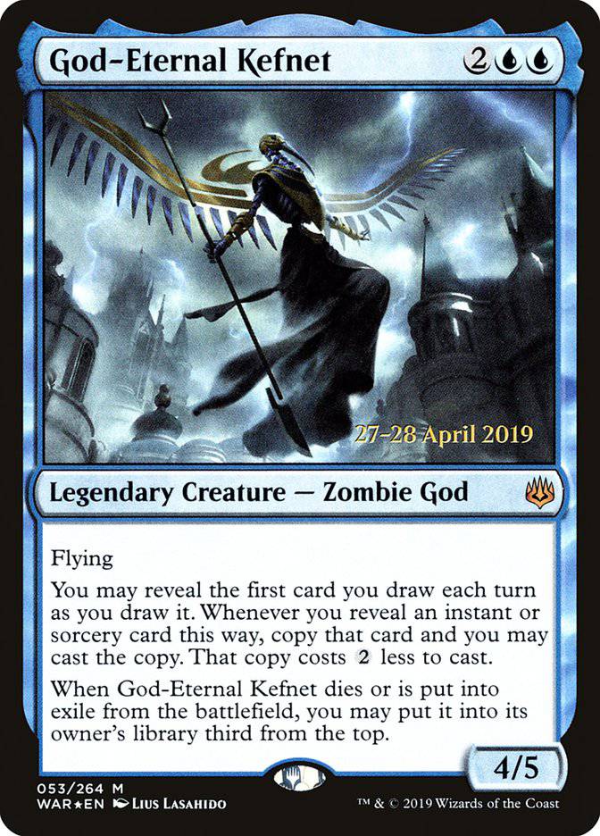 God-Eternal Kefnet  [War of the Spark Prerelease Promos] - Destination Retro