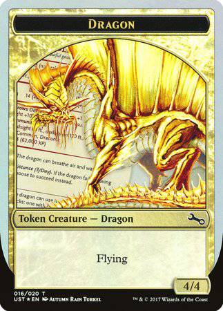 Gold Dragon Token [Unstable Tokens] - Destination Retro