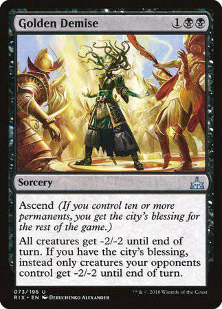 Golden Demise [Rivals of Ixalan] - Destination Retro