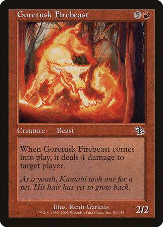 Goretusk Firebeast [Judgment] - Destination Retro