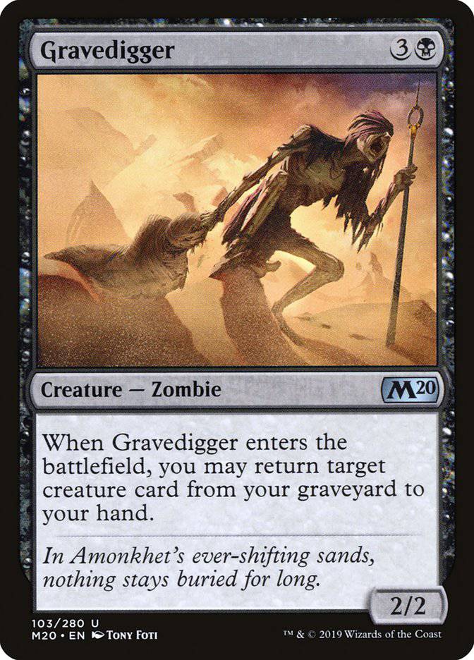 Gravedigger [Core Set 2020] - Destination Retro