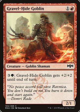 Gravel-Hide Goblin [Ravnica Allegiance] - Destination Retro