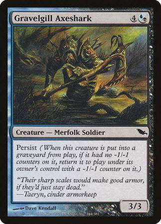 Gravelgill Axeshark [Shadowmoor] - Destination Retro