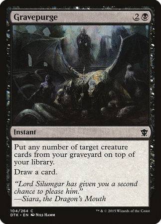 Gravepurge [Dragons of Tarkir] - Destination Retro