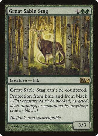 Great Sable Stag [Magic 2010] - Destination Retro