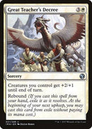 Great Teacher's Decree [Iconic Masters] - Destination Retro