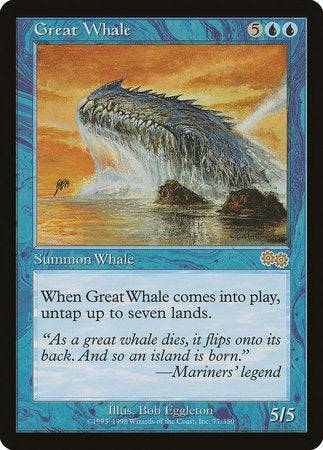 Great Whale [Urza's Saga] - Destination Retro