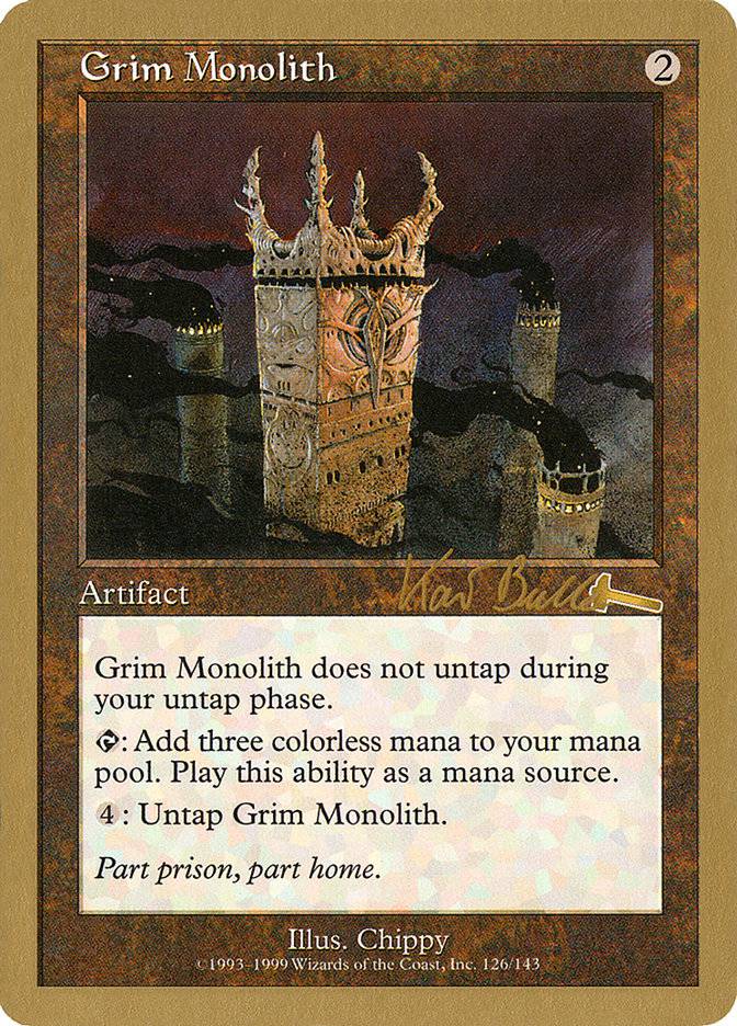 Grim Monolith (Kai Budde) [World Championship Decks 1999] - Destination Retro