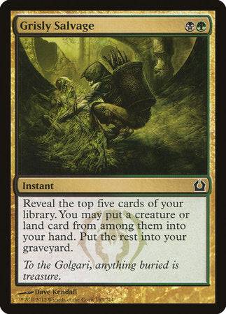 Grisly Salvage [Return to Ravnica] - Destination Retro