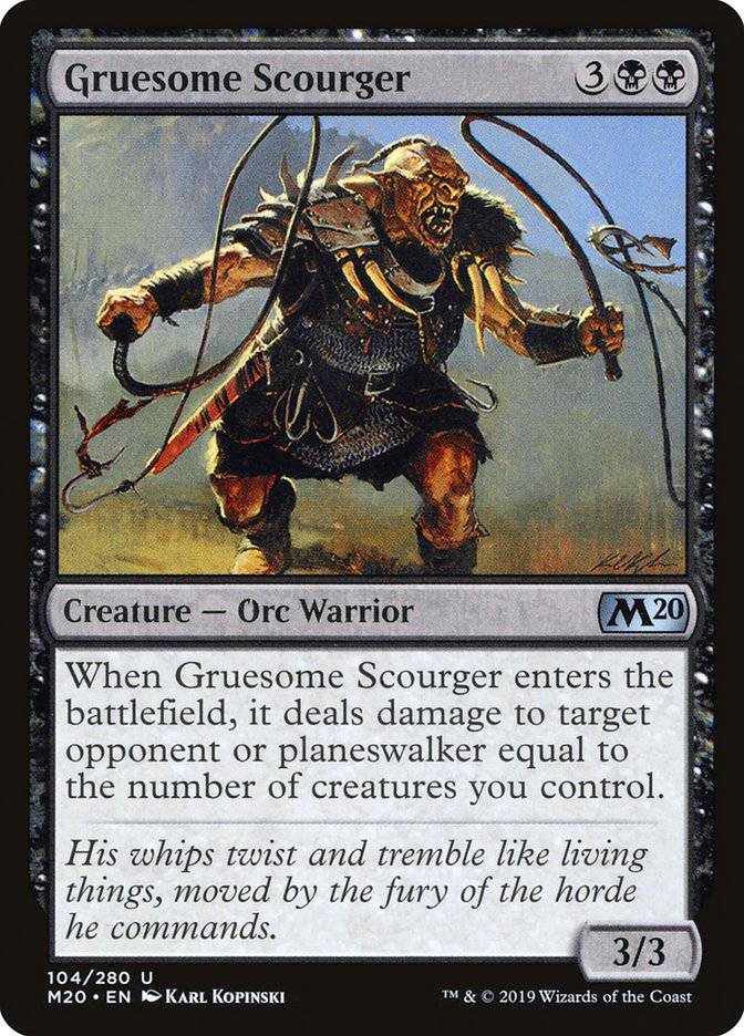 Gruesome Scourger [Core Set 2020] - Destination Retro